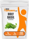 Bulksupplements.com Holy Basil Powder - Holy Basil Supplement, Holy Basil Leaf Powder - Tulsi Holy Basil, Herbal & Gluten Free, 5g per Serving, 1kg (2,2 lbs) (balení po 1)