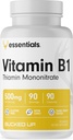 Bucked Up Vitamin B1 500mg Kapsle, Essentials (90 Servings)