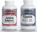 Anabol Naturals Energy Stack: Amino Balance 100 gram čistý prášek & Creapure Creatine 100 gram čistý prášek