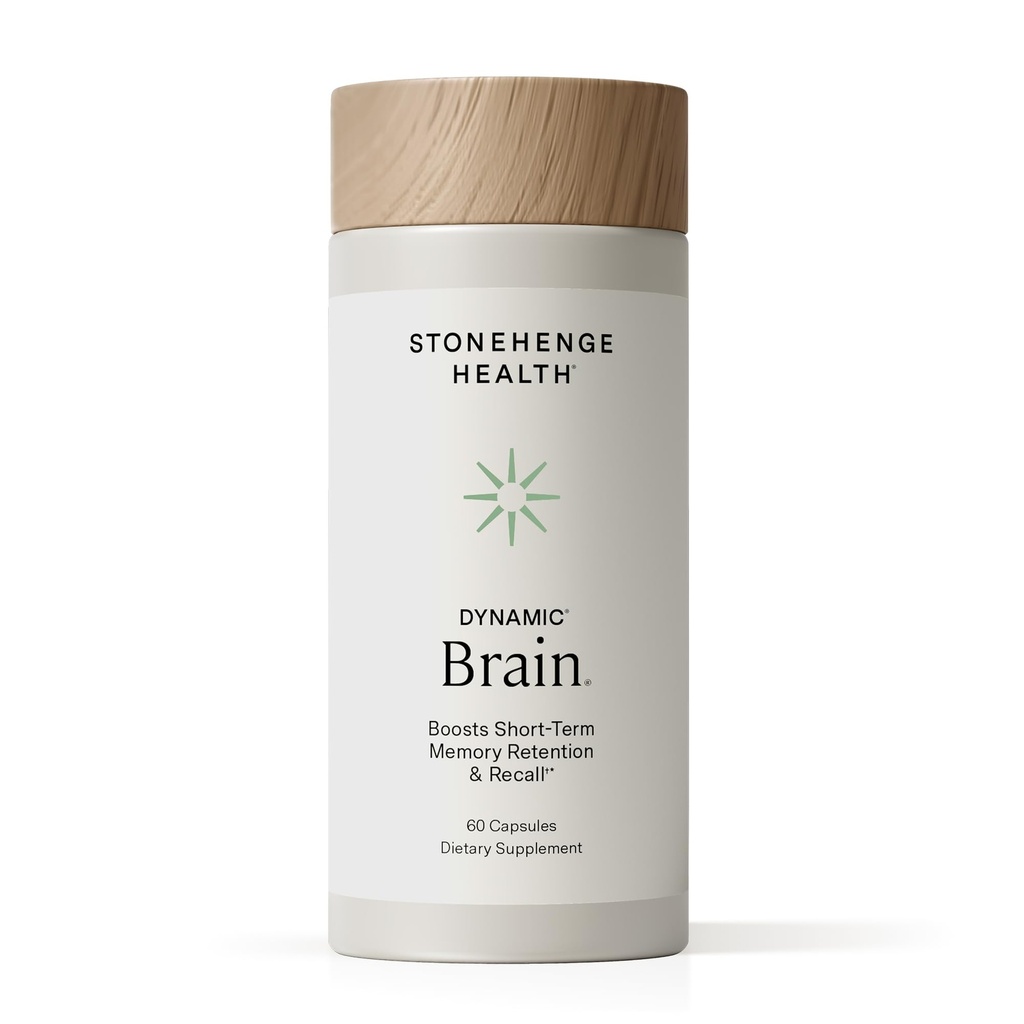 Stonehenge zdraví Dynamic Brain Dodatek - Nová formule s BacoMind pro získání paměti, Retention, & Recall s 40 Unique Nootropp: Cholin, Fosfatidylserin, a Huperzin A