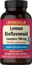 Lindberg Lemon Bioflavonoid Komplex 124; 700mg COMPAN124; 250 Kapsle 124; dodatek s Rutin a Hesperidin 124; Non- GMO, gluten zdarma