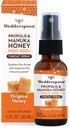 Wedderspoon Propolis and Manuka Honey Throat Spray, Original Med, 1 Fl Oz (Balení po 1), Sore throat Relief, Natural Imunitation Support