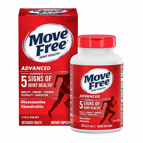 Move Free Advanced, 80 tablet - Společný doplněk zdraví s Glucosamine a Chondroitin (balení po 8)