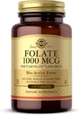 Solgar Folate 1000 mcg - 120 Tablet - 1000 mcg Bio- Active Metafolin - Vegan, Gluten Free, Dairy Free, Kosher - 120 Servings