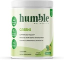 Green Powder: Antioxidant Boost, Kardiovaskulární zdraví, Gut Health, 24 Organic Fruits & Veggies, gluten Free, Vegan, No Sugar Added, Non GMO, Made in The USA, 25 Služeb