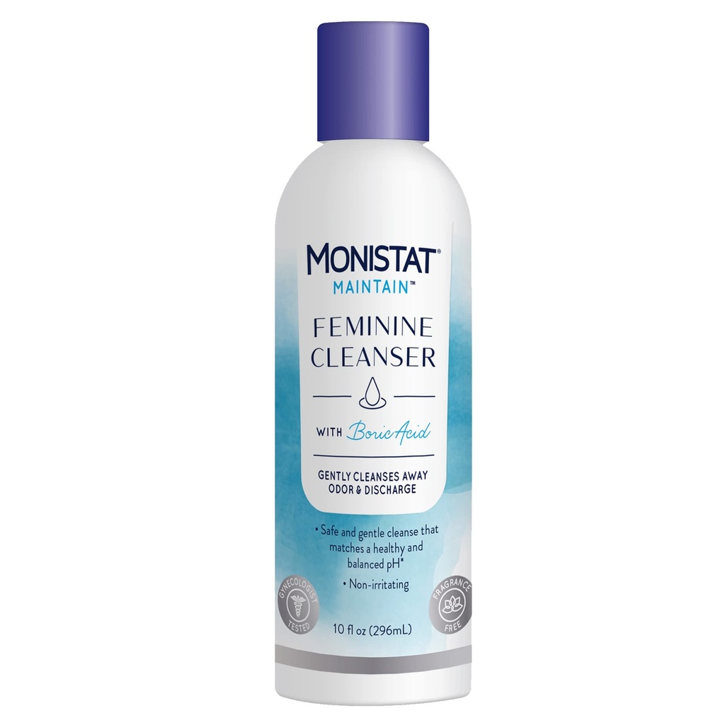 Rephresh Probiotic pro ženy 30 Kapsle & Monistat Kyselina boritá Feminin Cleanser 10 Fl Oz