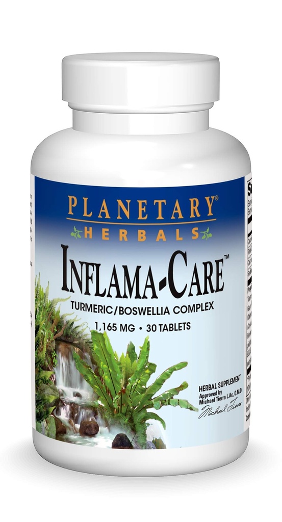 Planetární Herbals Inflama- Care 1165 mg Turmeric, Boswellia Complex - 30 tablet