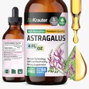 BIO KRAUTER Astragalus Tincture - Astragalus Root Extract for Imunitary Support - Alkohol and Sugar Free - High Absorption - Vegan Drops 4 Fl.Oz.