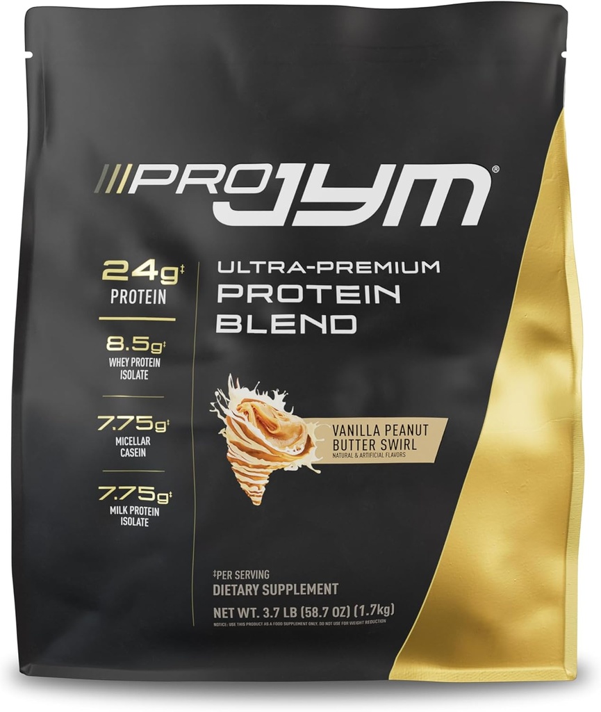 Pro JYM Vanilla Butter Protein Powder - Syrovátkové proteinové izoláty, kasein, a mléčné bílkoviny, Lean Muscle Building for men & Women, JYM dodatek Věda, 45 Služební