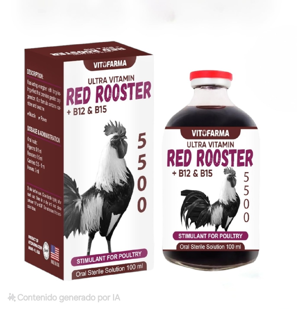 B12 5500 100 ml Restorative Muscle Mass Optimal Weight Support Booster for Rooster SUPLECTO NITRIONÁLNÍ ENERGIZANTE CON ACTVADOR METABOLIKO