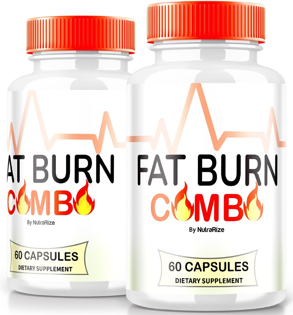 (2 Pack) Fat Burn Combo Kapsle, FatBurn Combo Keto Formule, Všechny přírodní hubnutí doplněk k dosažení Healthy- Looking Body, Keto Fitness pilulky, Oficiální recenze (120 Kapsle)