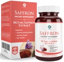 1 Tělo Saffron Extract Dodatek, 88.5 mg Safranal, Antioxidant a Mood Podpora, Vegetariánské kapsle