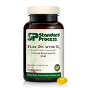 Standard Process Flax Oil with B6 - Doplněk pro podporu hormonů a nervových tkání - Podporuje mozek, srdce a pleť - Gluten- Free, Non-Dairy & Non-Soy - 120 Softgels (120 Služeb)