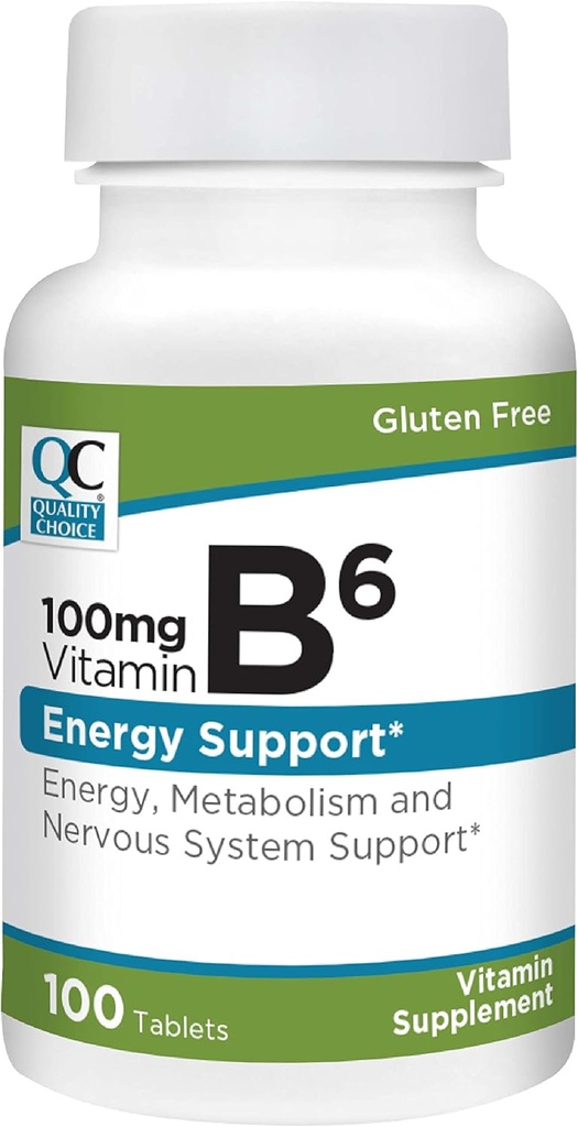 Kvalitní volba Vitamin B6 100mg, 100 tablet