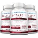 Schválený doplněk vědy BCAA - 180 Tablet - 2400mg - Zvýšení výkonu a zvýšení svalové deformace - L- Leucin, L- Isoleucin, L- Valin - Made in USA, Non- GMO