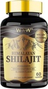 WXW Himalayan Shilajit Gummies, 60 Počet, Blueberry Flavor, Podporuje po tréninku zotavení, imunitní systém, Digestion, Mysl & Paměť, Zdravé srdce, Kognitivní Abalance (1 láhev, Gold Shilajit)