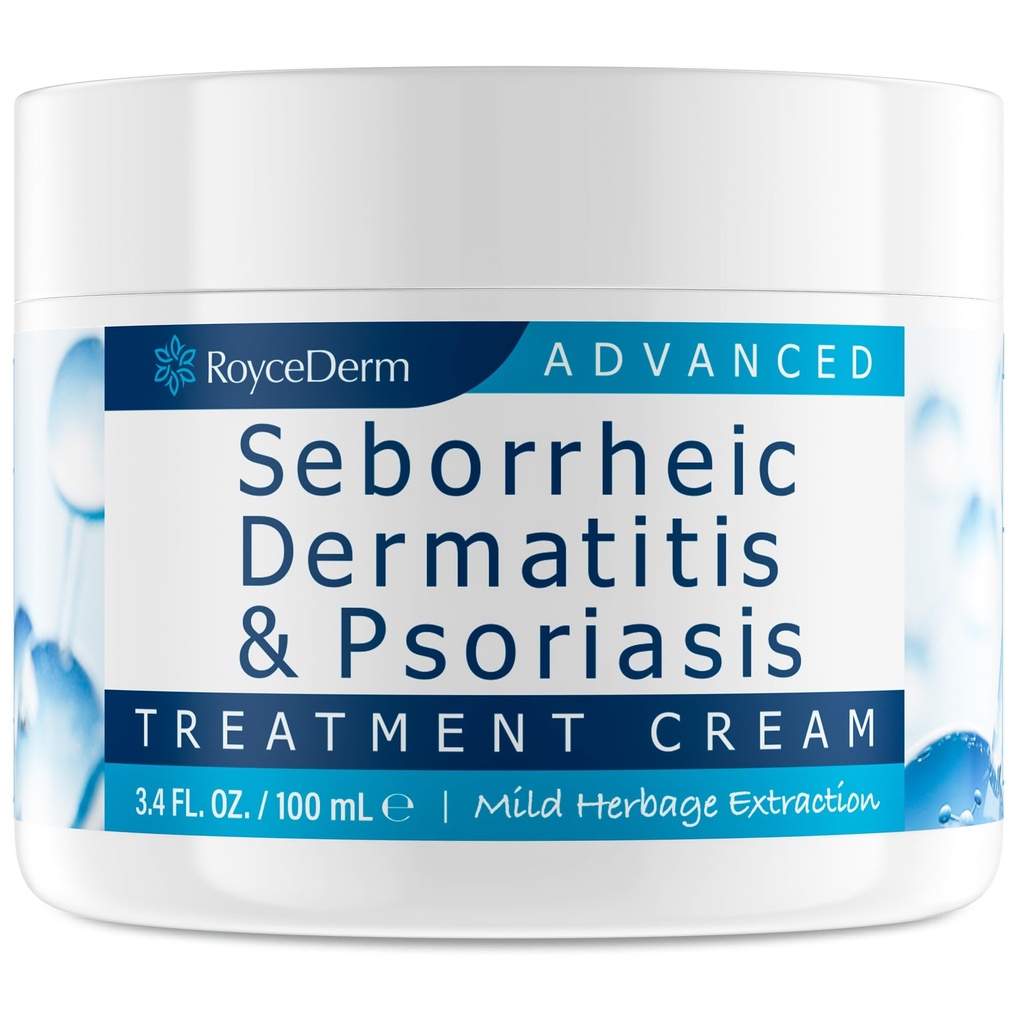 Roycederm Seborrheic Dermatitis Cream, Skalp Léčba psoriázy, folikulitida, Suchý skalp, lupy, Anti- Itch krém pro uklidnění pokožky