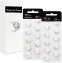 Double Vent 6mm- Domy pro podporu sluchu pro Oticon minifit, Oticon Supplies pro podporu sluchu, Náhradní díly Příslušenství Univerzální Otikon Domy pro úklidové kity pro sluchové pomůcky (20 Pcs)
