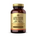 Solgar Chromium Picolinate 200 mcg, 180 Zeleninové kapsle - Podporuje zdravý krevní cukr Metabolismus - Non- GMO, Vegan, gluten zdarma, mlékárny zdarma, Kosher - 180 Služeb