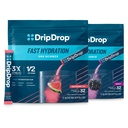 Hydratace DripDrop - Electrolyte Powder Packets - Meloun & Berry - 64 Počet
