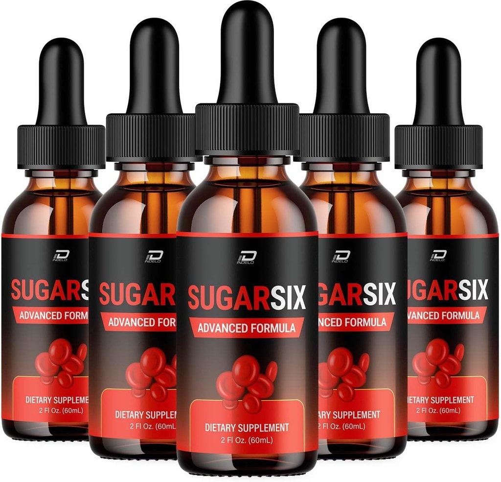 Cukr šest Kapky Zdravý vzorec - Dietní dodatek Kapky - Extra síla SugarSix Kapky tekuté, Cukr šest Kapky Recenze (5 Pack - 5 Měsíce Dodávka)