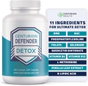 Centurion Defender Detox, Jaterní čištění Detox & Opravy dodatek s fosfatidylcholin, Vitamin B6, Folát, L- Methionin a R- lipoová kyselina, 180 Caps