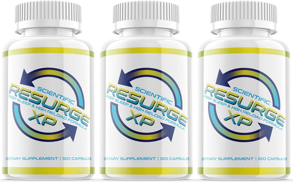 Vědecký resurrection XP Deep Sleep Support Formule 120 Kapsle (3 Pack) Spací melatonin