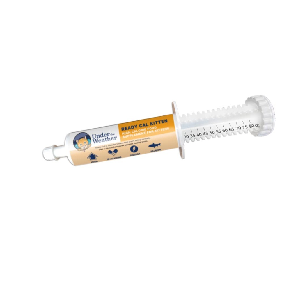 Pod Počasí Pet 124; Připravený Cal pro Kitten 124; Vysoká Calorie Pet Nutriční dodatek pro přibývání na váze a zdravé hmotnosti Údržba 124; 10 Vitamíny, 7 Minerály, Omega Fatty Acids & Carboims 124; 80cc