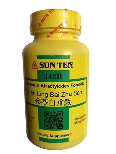 Sun Ten - Ginseng & Atractylods Formule Kapsle / Shen Ling Bai Zhu San