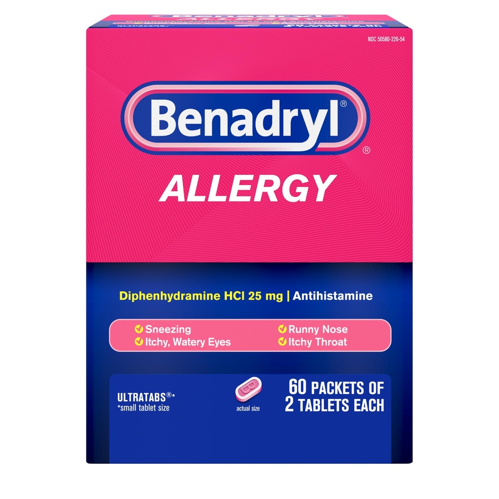Benadryl Alergie ULTRATAB 60X2 DISPENSIT