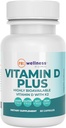 Reignite Wellness by JJ Virgin Virgin Virgin Virgin 124; Vitamin D Plus Virgin 124; Relevantní Serving of 5000 IU, Vysoce absorbovatelný vitamin D + Vitamin K1 & K2 Virgin 124; GG dodatek pro imunitní zdraví 124; Kostní a srdeční dodatek 124; 60 Softgels