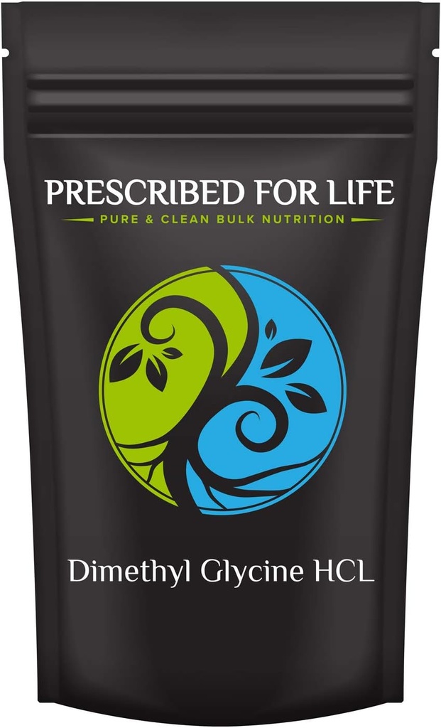 Předpis pro život Dimethyl Glycin (DMG) Vitamin B16 Prášek 124; Aminokyselina prekurzor 124; Energie a imunitní systém Booster CU124; Přírodní, Gluten zdarma, Vegan, Non- GMO, 1 kg