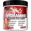 Vylučování Nutrition HYDRAMINO Kompletní Hydratační multiplikátor, všech 6 Electrolyty, Vitamin C & B, Fluid zvýšení Aminos, Kokosová voda, Vytrvalost, Zotavení, Antioxidanty, 30 Sloužit, Ovocný punč
