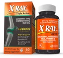 X Ray Dol Triple Action Společná podpora Dodatek s Glucosamine 1500mg, Chondroitin 800mg, MSM 750mg a 5X Vitamin D pro zdravé klouby, kosti a chrupavky - 60 Počet na láhev - 1 balení
