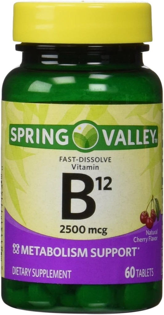 Jarní údolí - Vitamin B-12 2500 mcg, sublingvální, 60 Microlozenges
