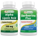 Nejlepší Naturals Alpha Lipoic Acid 300 mg & Berberine Plus 1000 mg