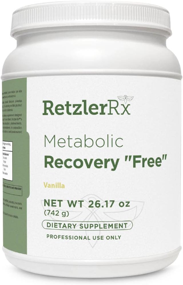 HormoneSynergie Metabolická regenerace Formule - Optimální Gastrointestinální, jaterní a střevní GHI podpora - Cukr a Stevia zdarma Vanilla