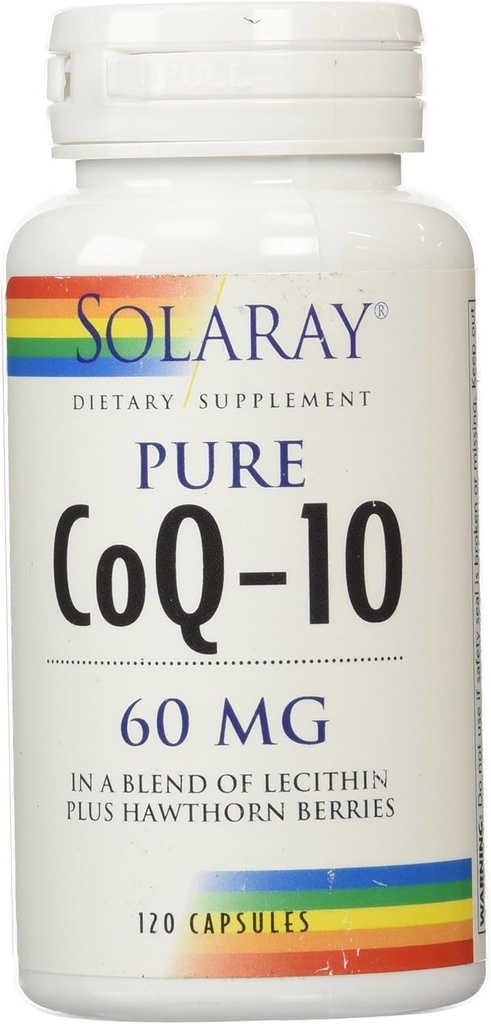 Solaray CoQ10 Kapsle 60 mg, 120 Počet