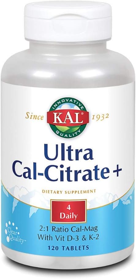 Kal Ultra vápník Citrát Plus tablety, 120 Počet