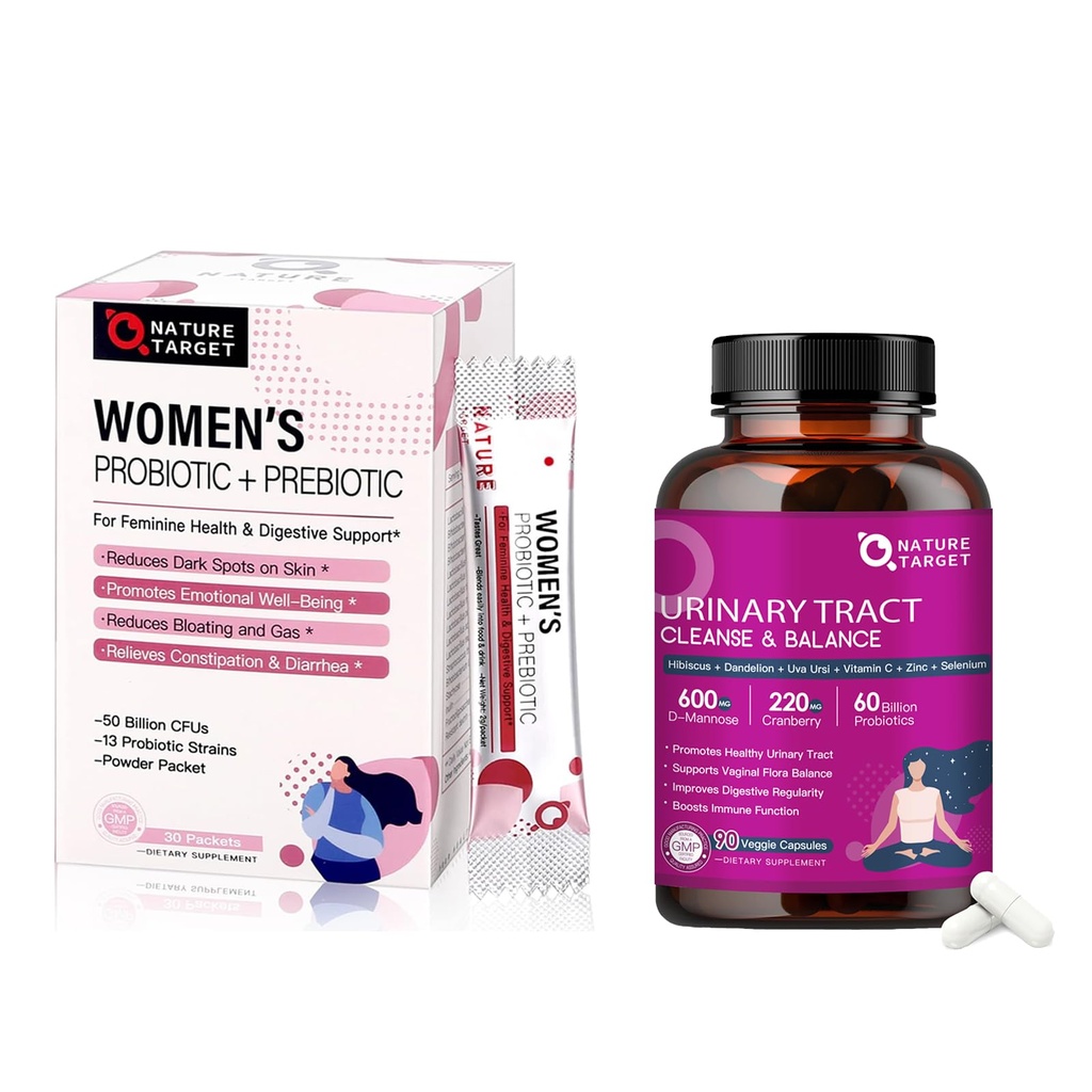 CÍLOVÉ PRObiotika NATURY pro ženy Trávicí zdraví a močové trakt Zdraví s D Mannose & Cranberry