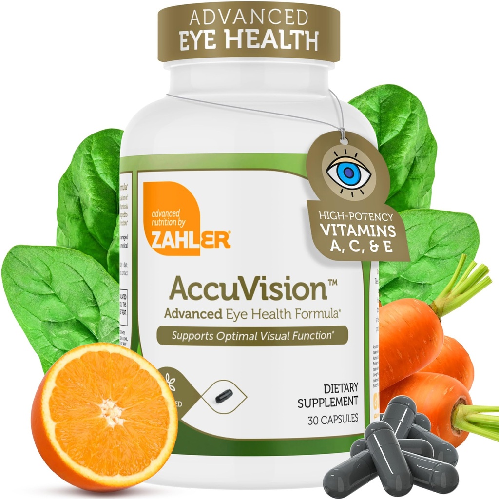 Zahler AccuVision, Advanced Eye Health Formule, 30 Kapsle