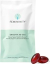 Feminity hladký jako hedvábí 30- denní náplň pro vaginální suchost (60 Softgels) - Sea Buckthorn Oil s 365mg Omega 7 + Omega 3 a Omega 9