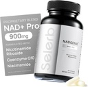 Selerb NR900 - NAD + dodatek pro podporu stárnutí pleti, podporu a soustředění buněčné energie, vysoký potenciál - 60 Counts - Wellness doplňky dietární
