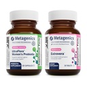 Metagenika Bundle - UltraFlora Ženské & HerWellness Estrovera - 30 Počet UltraFlora Ženy pro Vaginální zdraví - 30 Tablety Estrovera pro horké záblesky, Menopauza Relief & Night Sweats