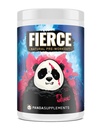 Underground Bio Labs Panda Supps Fierce: Natural Pre- Workout s nulovými umělými složkami a 300mg přirozeně sourced Caffeine for Clean Energy and Focus (30 Servings) (Fierce Berry)