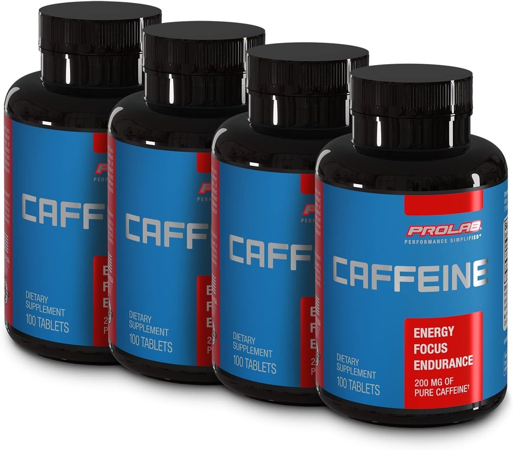 ProLab Caffeine Tablety 100 Počet (100 Počet (Balení po 4))