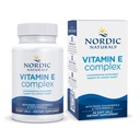 Nordic Naturals Vitamin E Complex, Neochucený - 30 měkkých gelů - 6 forem vitaminu E pro antioxidační podporu - Buněčná ochrana - Non- GMO - 30 Služeb