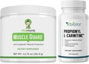 VitaMonk Muscle Guard & Biovy Propionyl- L- karnitin s HMB, EAA, vitamín D, a hořčík, podporuje růst svalů, síla, vytrvalost, oběhové zdraví, Jitter- Free Energy, a cvičení zotavení
