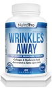 NutraPro Anti Wrinkle a nestárnoucí kožní vitamíny - Dermal opravy komplexu pro kůži opravy s kolagen & Resveratrol & Alpha - Lipoová kyselina & Hyaluronic kyselina dodatek k obnově kůže