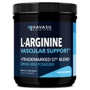 L- Arginin Powder - Příplatek oxidu dusnatého pro muže a ženy s L- Citrulline a Beet Root - Pre a Post Workout Podpora pro vytrvalost a zotavení - Neochucené, 1 měsíc dodávky (30 Scoops)